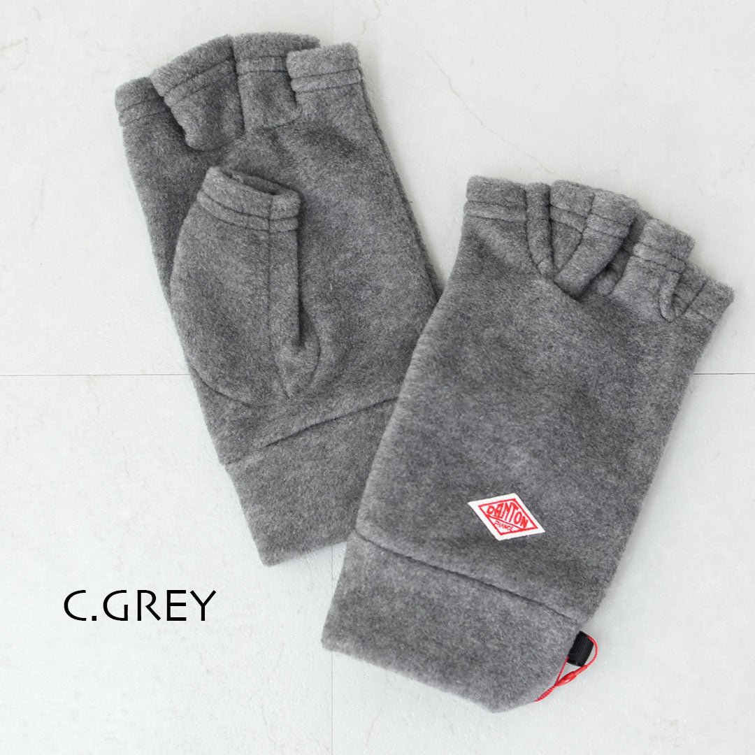 DANTON [ダントン] FLEECE GLOVES [DT-H0305] フリースグローブ・フィンガーレスグローブ・手袋・アウトドア・キャンプ・あったかキャップ・冬アイテム・MEN'S / LADY'S [2025AW]