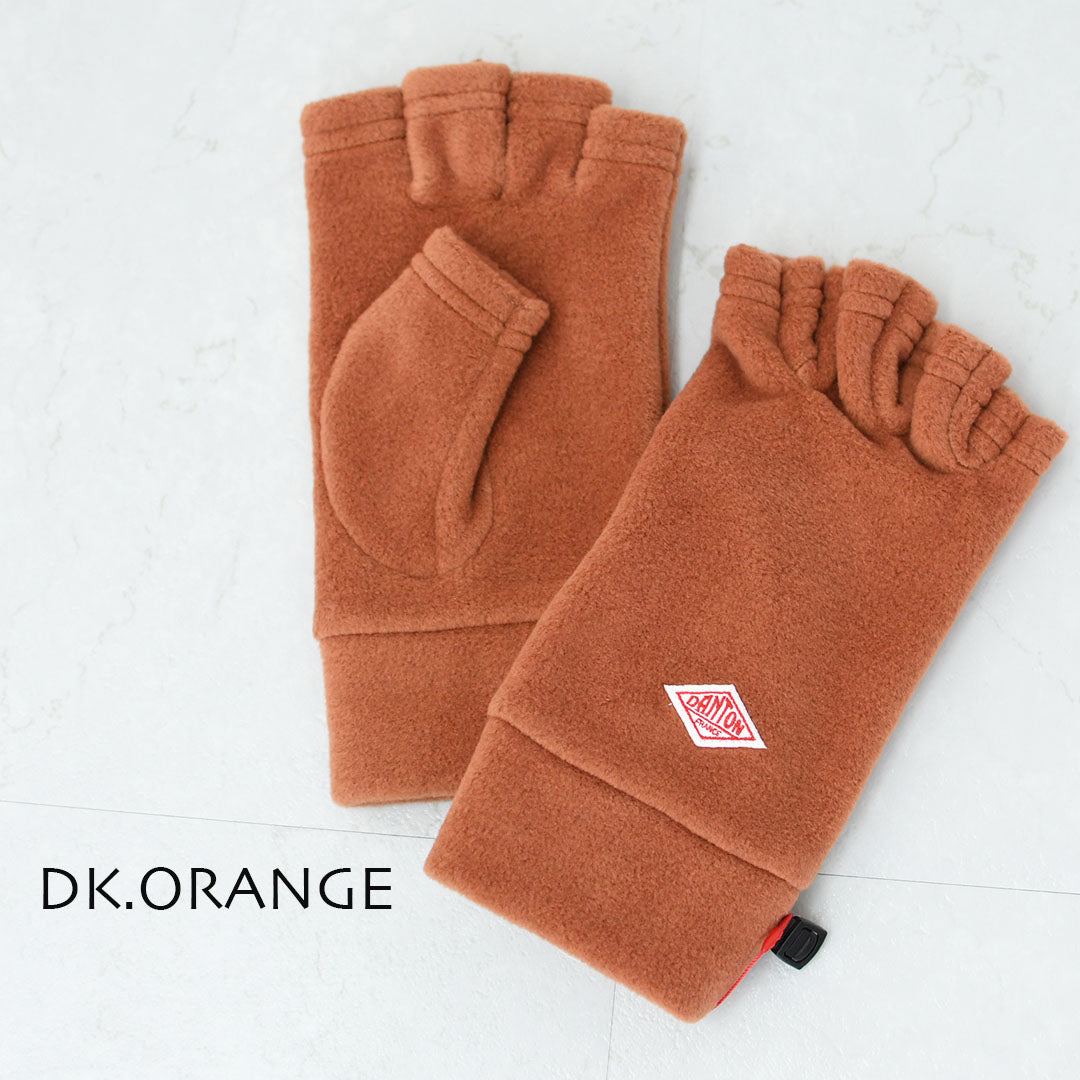 DANTON [ダントン] FLEECE GLOVES [DT-H0305] フリースグローブ・フィンガーレスグローブ・手袋・アウトドア・キャンプ・あったかキャップ・冬アイテム・MEN'S / LADY'S [2025AW]