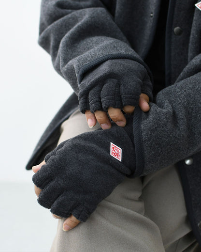 DANTON [ダントン] FLEECE GLOVES [DT-H0305] フリースグローブ・フィンガーレスグローブ・手袋・アウトドア・キャンプ・あったかキャップ・冬アイテム・MEN'S / LADY'S [2025AW]