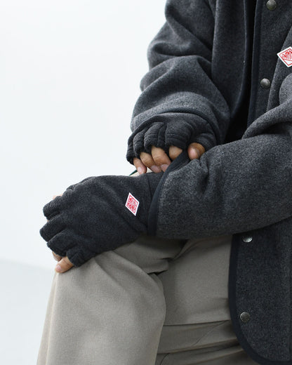 DANTON [ダントン] FLEECE GLOVES [DT-H0305] フリースグローブ・フィンガーレスグローブ・手袋・アウトドア・キャンプ・あったかキャップ・冬アイテム・MEN'S / LADY'S [2025AW]