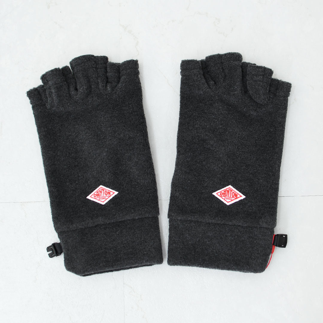 DANTON [ダントン] FLEECE GLOVES [DT-H0305] フリースグローブ・フィンガーレスグローブ・手袋・アウトドア・キャンプ・あったかキャップ・冬アイテム・MEN'S / LADY'S [2025AW]