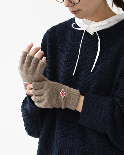 DANTON [ダントン] FINGERLESS KNIT GLOVES [DT-H0307GPW] フィンガーレスグローブ・手袋・アウトドア・キャンプ・あったかキャップ・冬アイテム・MEN'S / LADY'S [2025AW]