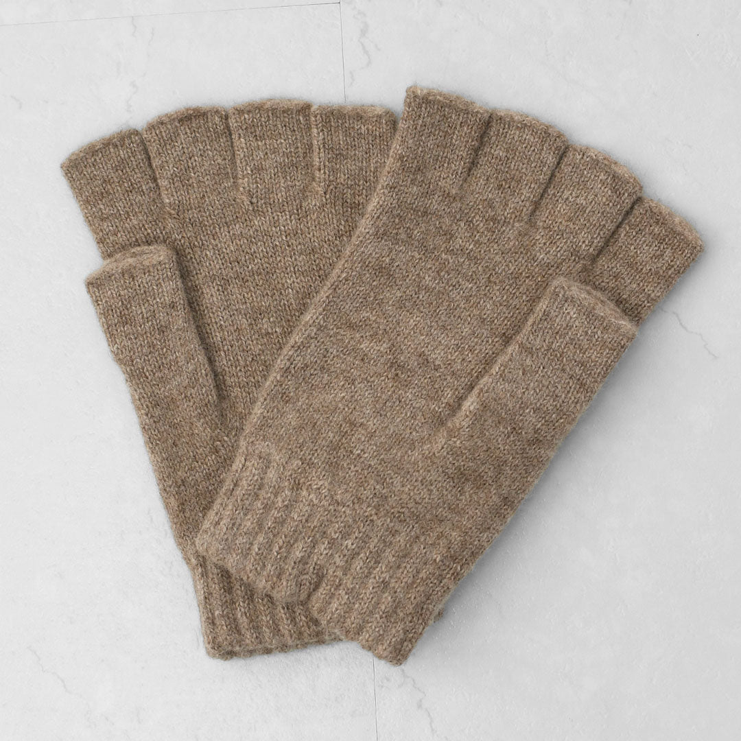 DANTON [ダントン] FINGERLESS KNIT GLOVES [DT-H0307GPW] フィンガーレスグローブ・手袋・アウトドア・キャンプ・あったかキャップ・冬アイテム・MEN'S / LADY'S [2025AW]