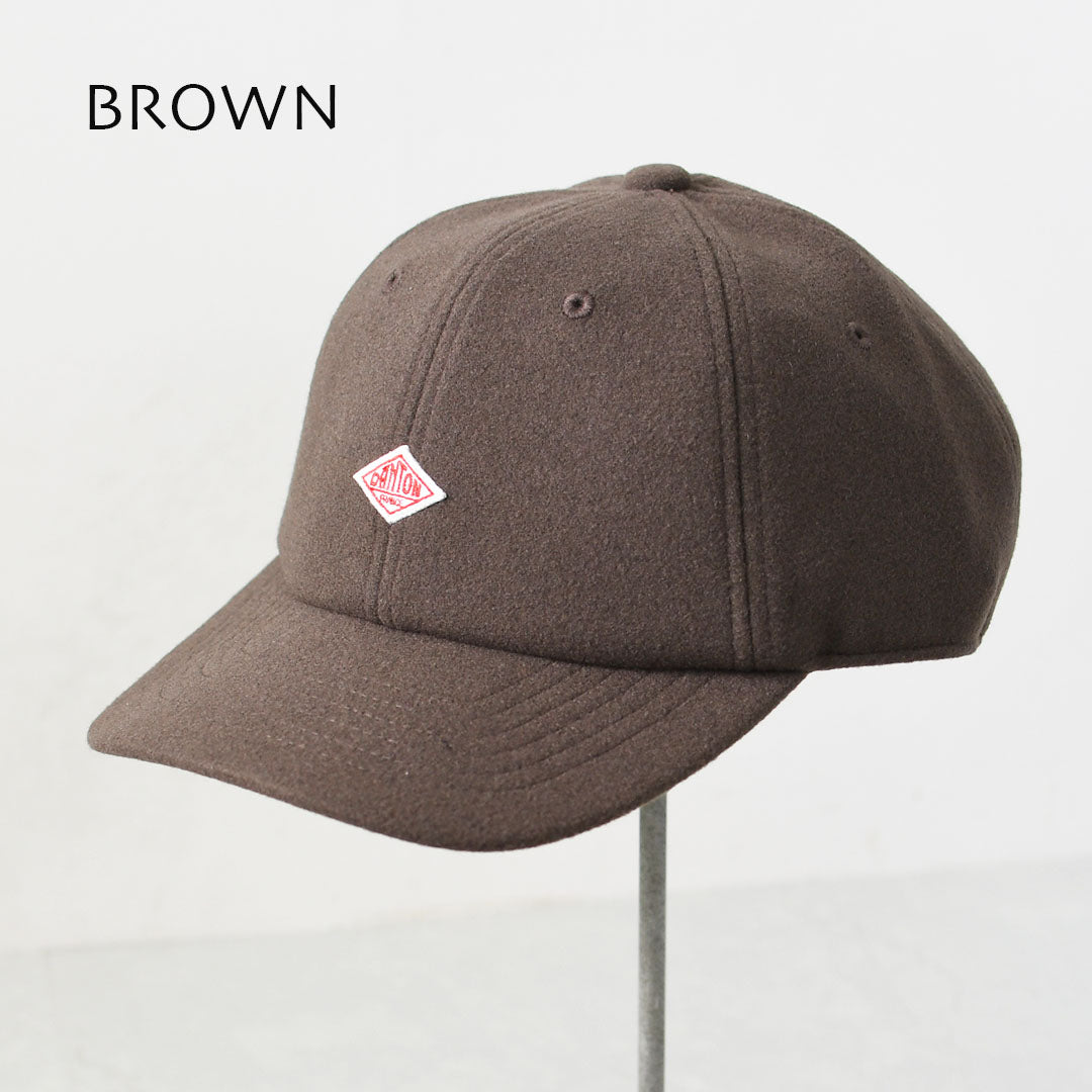 DANTON [ダントン] Melton Jersey 6-Panel Cap [DT-H0393LMG] メルトン ジャージー 6パネルキャップ・ロゴキャップ・帽子・シンプル・ベーシック・カジュアル・秋冬・デイリーユース・MEN'S / LADY'S [2026AW]