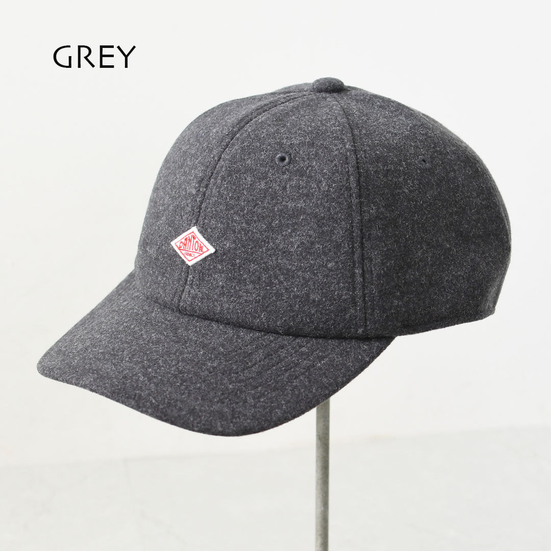 DANTON [ダントン] Melton Jersey 6-Panel Cap [DT-H0393LMG] メルトン ジャージー 6パネルキャップ・ロゴキャップ・帽子・シンプル・ベーシック・カジュアル・秋冬・デイリーユース・MEN'S / LADY'S [2026AW]