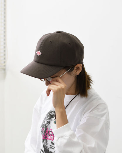 DANTON [ダントン] Melton Jersey 6-Panel Cap [DT-H0393LMG] メルトン ジャージー 6パネルキャップ・ロゴキャップ・帽子・シンプル・ベーシック・カジュアル・秋冬・デイリーユース・MEN'S / LADY'S [2026AW]