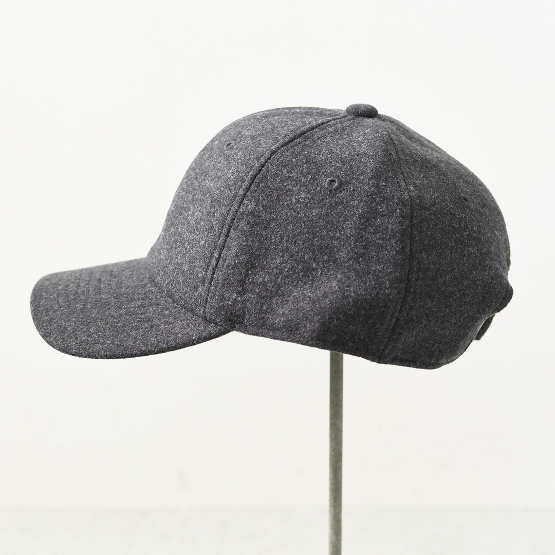 DANTON [ダントン] Melton Jersey 6-Panel Cap [DT-H0393LMG] メルトン ジャージー 6パネルキャップ・ロゴキャップ・帽子・シンプル・ベーシック・カジュアル・秋冬・デイリーユース・MEN'S / LADY'S [2026AW]