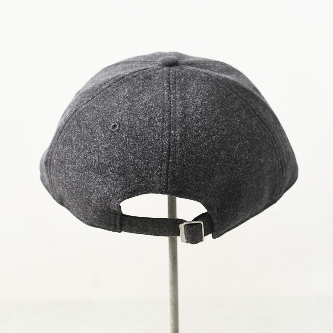 DANTON [ダントン] Melton Jersey 6-Panel Cap [DT-H0393LMG] メルトン ジャージー 6パネルキャップ・ロゴキャップ・帽子・シンプル・ベーシック・カジュアル・秋冬・デイリーユース・MEN'S / LADY'S [2026AW]