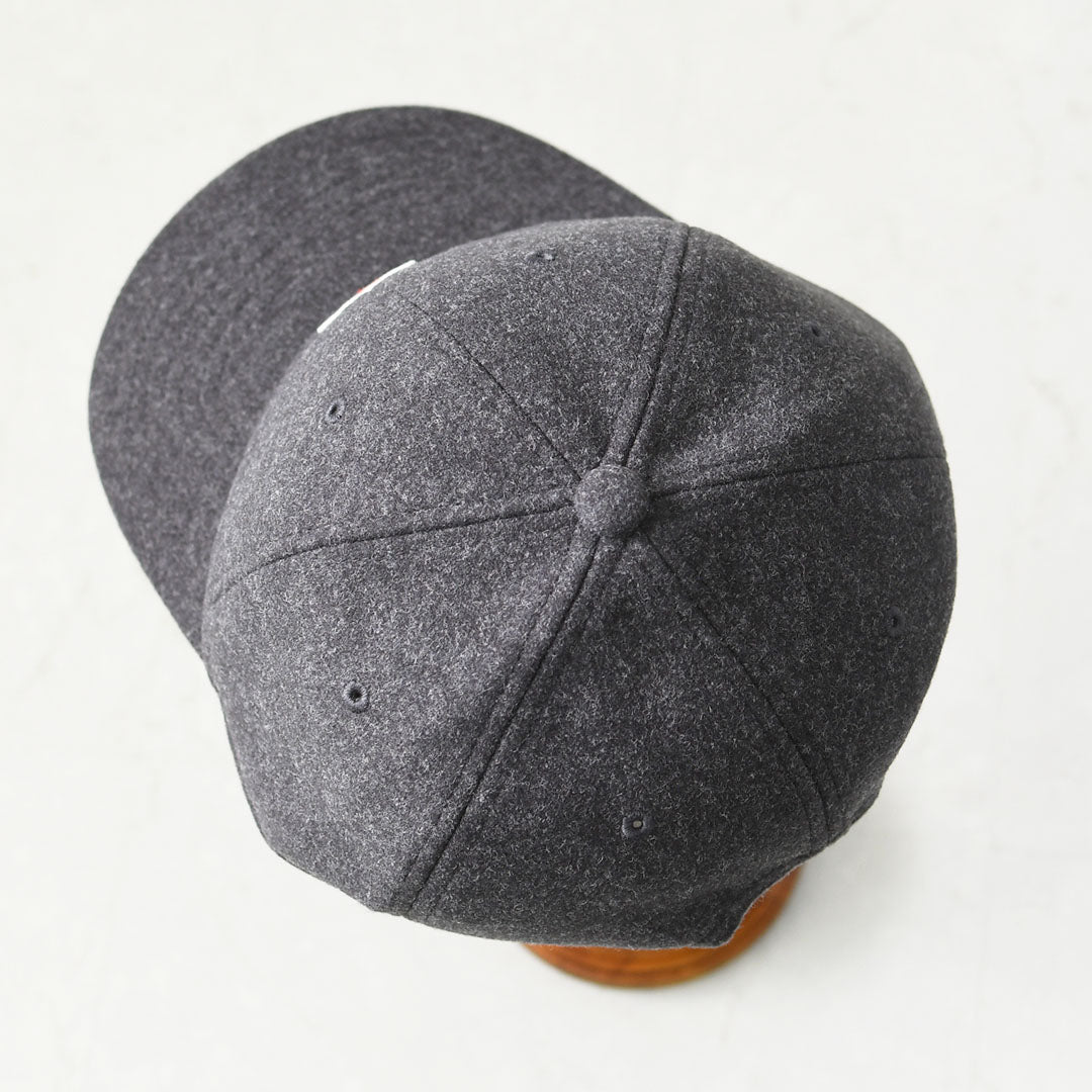 DANTON [ダントン] Melton Jersey 6-Panel Cap [DT-H0393LMG] メルトン ジャージー 6パネルキャップ・ロゴキャップ・帽子・シンプル・ベーシック・カジュアル・秋冬・デイリーユース・MEN'S / LADY'S [2026AW]