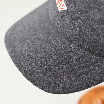 DANTON [ダントン] Melton Jersey 6-Panel Cap [DT-H0393LMG] メルトン ジャージー 6パネルキャップ・ロゴキャップ・帽子・シンプル・ベーシック・カジュアル・秋冬・デイリーユース・MEN'S / LADY'S [2026AW]
