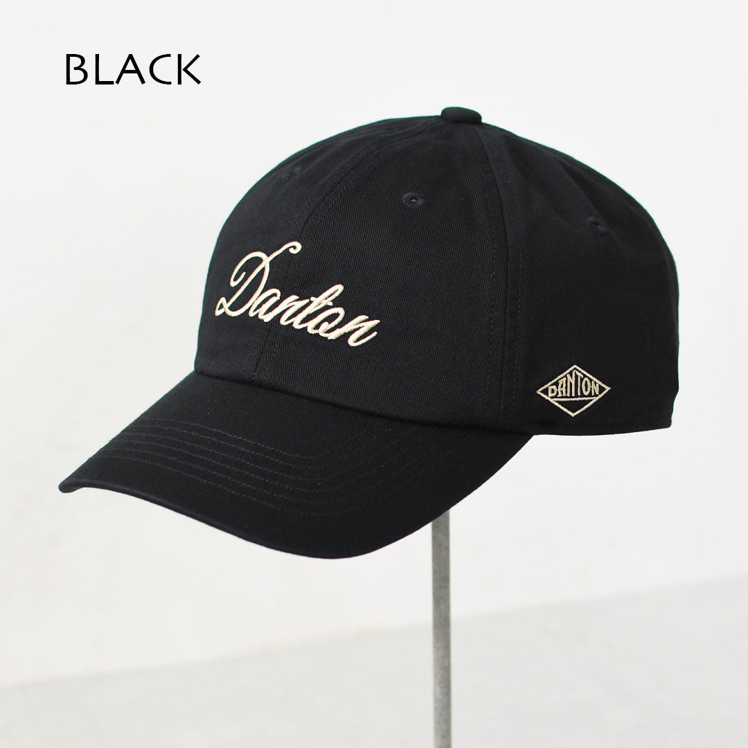 DANTON [ダントン] 6P LOGO CAP [DT-H0397TKC] 6Pロゴキャップ・6パネルキャップ・ナイロンキャップ・キャンプ・アウトドア・MEN'S / LADY'S [2026AW]