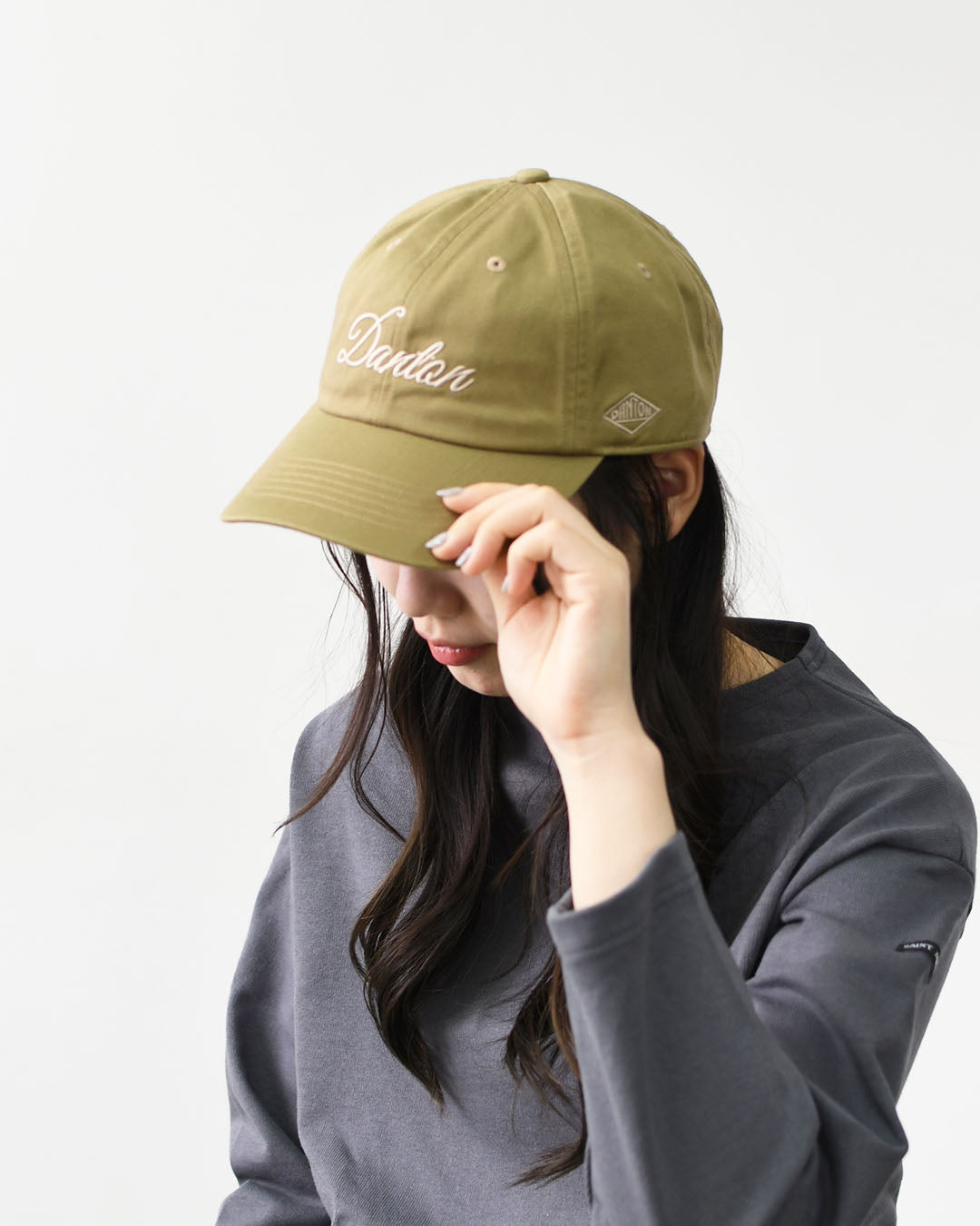 DANTON [ダントン] 6P LOGO CAP [DT-H0397TKC] 6Pロゴキャップ・6パネルキャップ・ナイロンキャップ・キャンプ・アウトドア・MEN'S / LADY'S [2026AW]