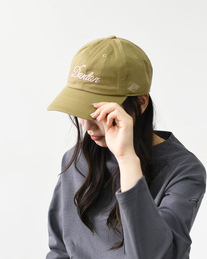 DANTON [ダントン] 6P LOGO CAP [DT-H0397TKC] 6Pロゴキャップ・6パネルキャップ・ナイロンキャップ・キャンプ・アウトドア・MEN'S / LADY'S [2026AW]