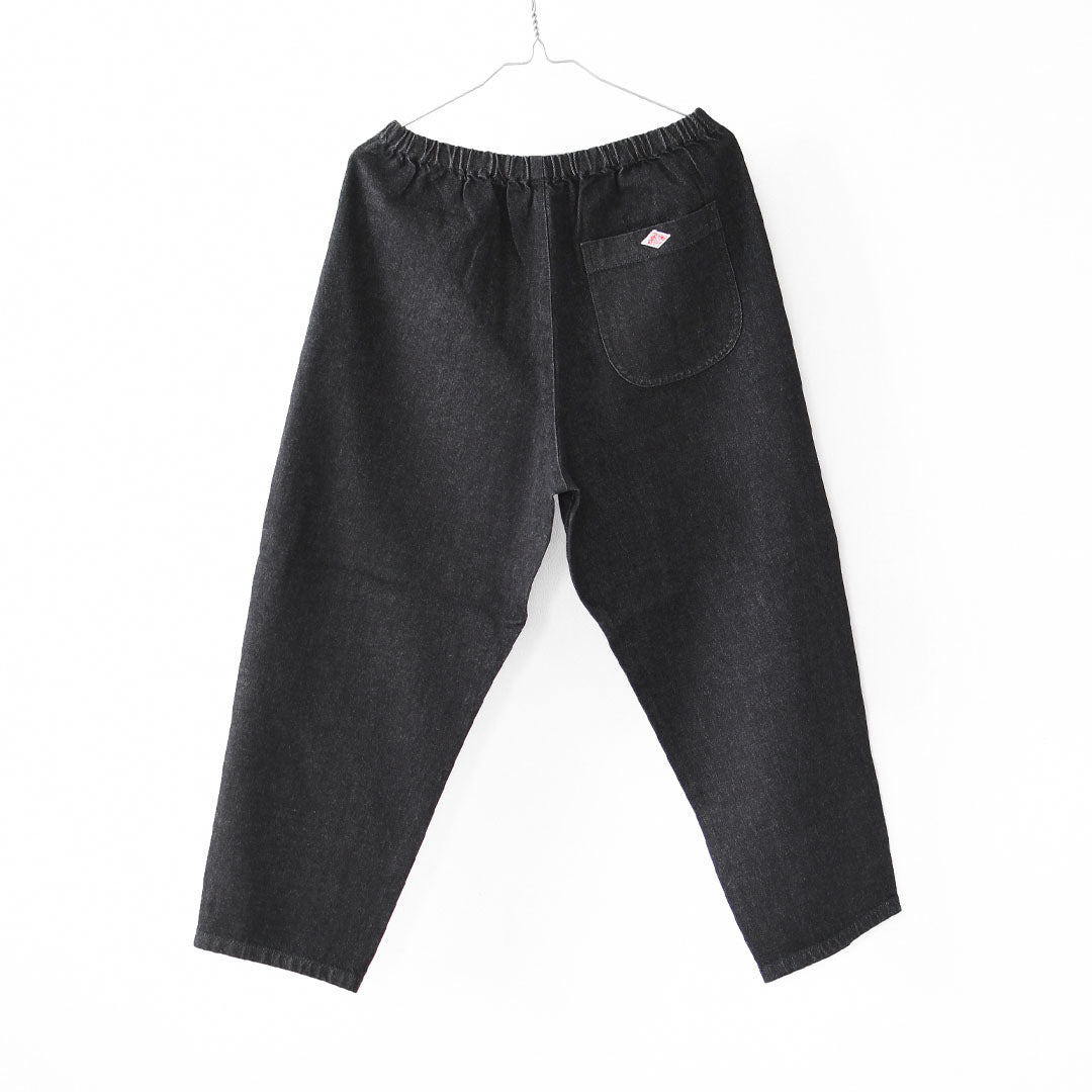 DANTON [ダントン] W Black Denim Easy Pants [JD-2540KBK] ブラックデニムイージーパンツ・リラックス・ゆったりシルエット・リラックスパンツ・ルーズデニム・LADY'S [2026SS]