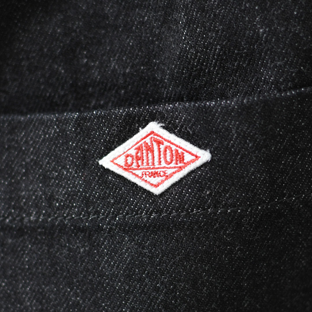 DANTON [ダントン] W Black Denim Easy Pants [JD-2540KBK] ブラックデニムイージーパンツ・リラックス・ゆったりシルエット・リラックスパンツ・ルーズデニム・LADY'S [2026SS]