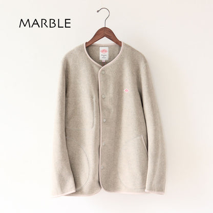 DANTON [ダントン] M FLEECE COLLARLESS JACKET [JD-8939] フリースカラーレスジャケット・フリースジャケット・アウター・メンズ・男性用・MEN'S [2026AW]