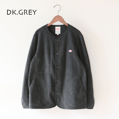 DANTON [ダントン] M FLEECE COLLARLESS JACKET [JD-8939] フリースカラーレスジャケット・フリースジャケット・アウター・メンズ・男性用・MEN'S [2026AW]
