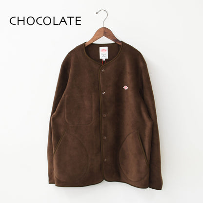 DANTON [ダントン] M FLEECE COLLARLESS JACKET [JD-8939] フリースカラーレスジャケット・フリースジャケット・アウター・メンズ・男性用・MEN'S [2026AW]