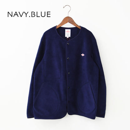 DANTON [ダントン] M FLEECE COLLARLESS JACKET [JD-8939] フリースカラーレスジャケット・フリースジャケット・アウター・メンズ・男性用・MEN'S [2026AW]