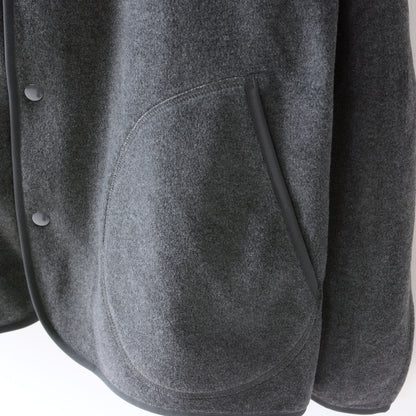 DANTON [ダントン] M FLEECE COLLARLESS JACKET [JD-8939] フリースカラーレスジャケット・フリースジャケット・アウター・メンズ・男性用・MEN'S [2025AW]
