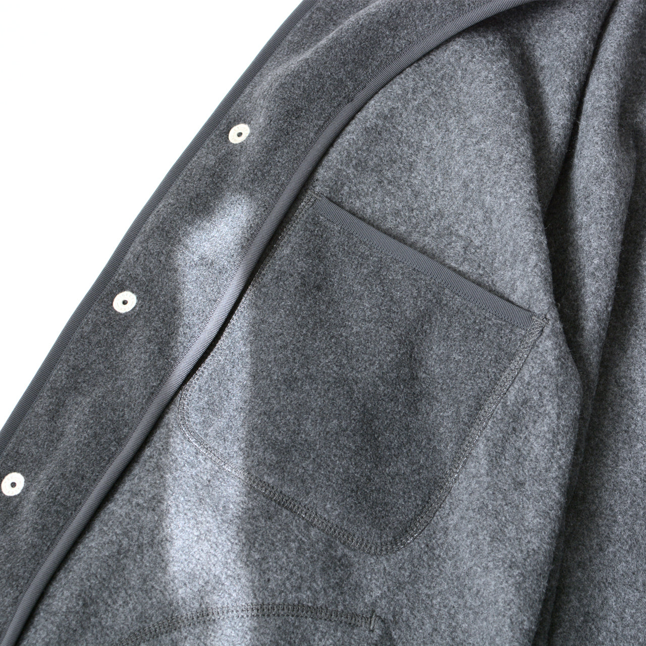 DANTON [ダントン] M FLEECE COLLARLESS JACKET [JD-8939] フリースカラーレスジャケット・フリースジャケット・アウター・メンズ・男性用・MEN'S [2025AW]