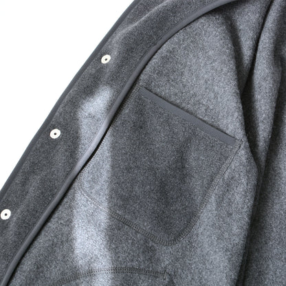 DANTON [ダントン] M FLEECE COLLARLESS JACKET [JD-8939] フリースカラーレスジャケット・フリースジャケット・アウター・メンズ・男性用・MEN'S [2025AW]