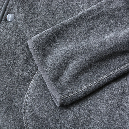 DANTON [ダントン] M FLEECE COLLARLESS JACKET [JD-8939] フリースカラーレスジャケット・フリースジャケット・アウター・メンズ・男性用・MEN'S [2025AW]