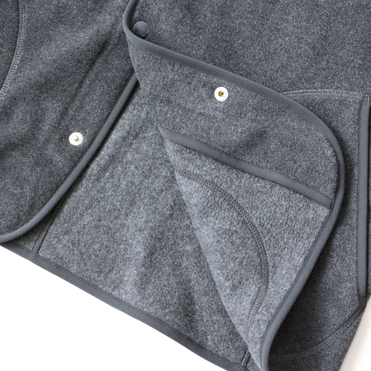 DANTON [ダントン] M FLEECE COLLARLESS JACKET [JD-8939] フリースカラーレスジャケット・フリースジャケット・アウター・メンズ・男性用・MEN'S [2025AW]