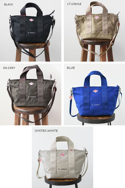 DANTON [ダントン] CORDURA CANVAS 2WAY TOTE BAG〈LE-MARAIS〉 [LE-MARAIS] コーデュラキャンバス ２WAYトートバッグ 〈ル・マレ〉 [2025SS]