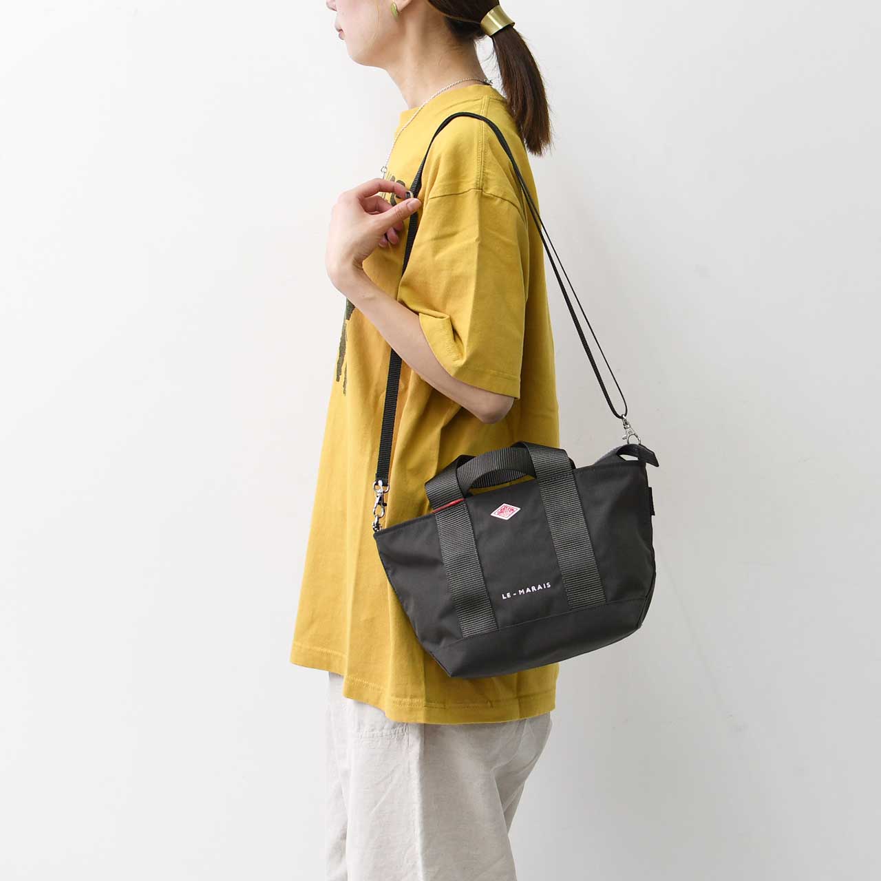 DANTON [ダントン] CORDURA CANVAS 2WAY TOTE BAG〈LE-MARAIS〉 [LE-MARAIS] コーデュラキャンバス ２WAYトートバッグ 〈ル・マレ〉 [2025SS]