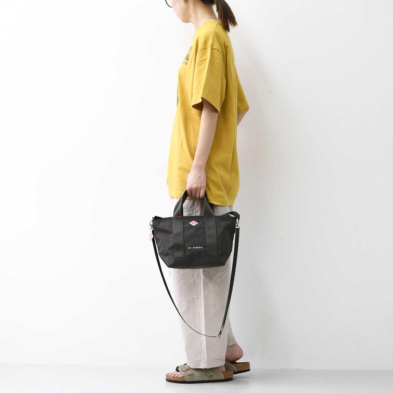 DANTON [ダントン] CORDURA CANVAS 2WAY TOTE BAG〈LE-MARAIS〉 [LE-MARAIS] コーデュラキャンバス ２WAYトートバッグ 〈ル・マレ〉 [2025SS]