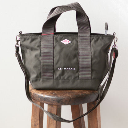 DANTON [ダントン] CORDURA CANVAS 2WAY TOTE BAG〈LE-MARAIS〉 [LE-MARAIS] コーデュラキャンバス ２WAYトートバッグ 〈ル・マレ〉 [2025SS]