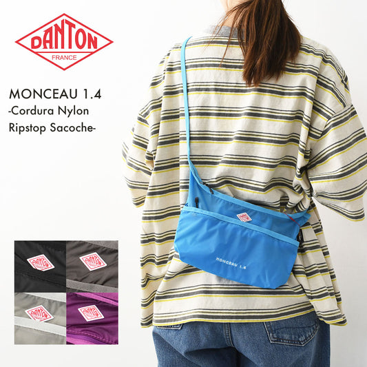 DANTON [ダントン] MONCEAU 1.4-Cordura Nylon Ripstop Sacoche-[monceau14] モンソー1.4 ・コーデュラナイロンリップストップサコッシュ・小物入れ・ショルダー・MEN'S / LADY'S [2026SS]