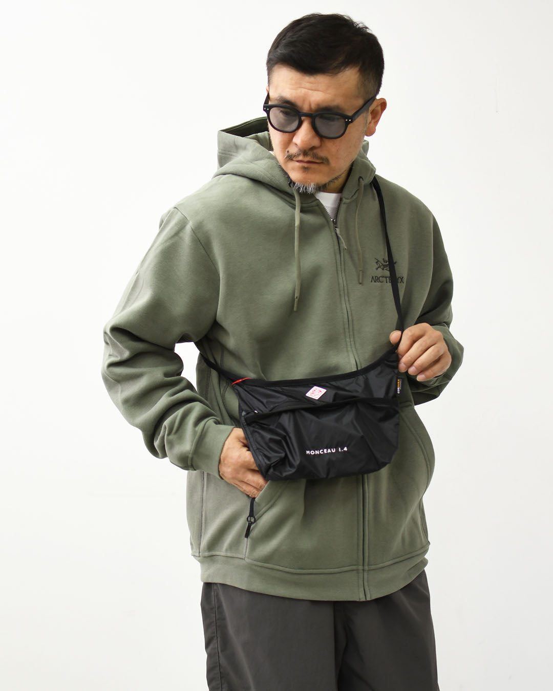DANTON [ダントン] MONCEAU 1.4-Cordura Nylon Ripstop Sacoche-[monceau14] モンソー1.4 ・コーデュラナイロンリップストップサコッシュ・小物入れ・ショルダー・MEN'S / LADY'S [2026SS]