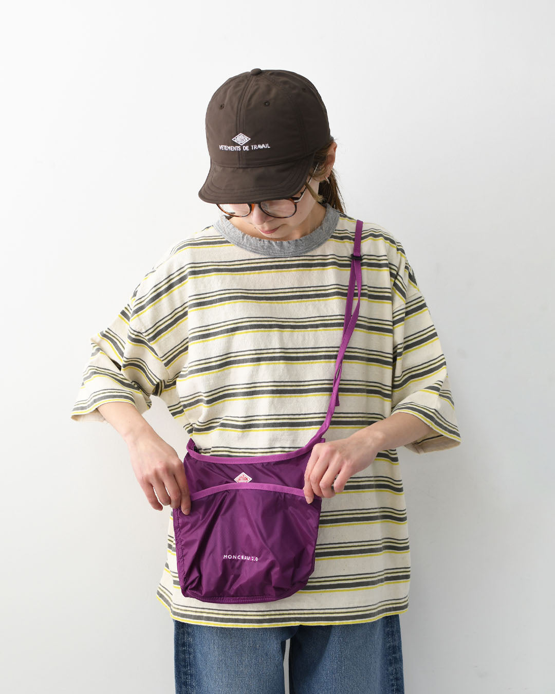 DANTON [ダントン] MONCEAU 2.0-Cordura Nylon Ripstop Sacoche-[monceau2.0] モンソー2.0 ・コーデュラナイロンリップストップサコッシュ・小物入れ・ショルダー・MEN'S / LADY'S [2026SS]