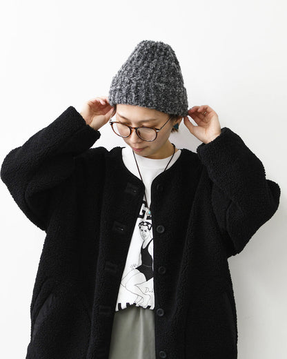 HIGHLAND2000 [ハイランド2000] Boucle Bob Cap [HL2630011] ブークレーボブキャップ・ニット帽・ニットキャップ・ブリティッシュウール・ループヤーン・あったかアイテム・プレゼント・ギフト・MEN'S / LADY'S [2026AW]