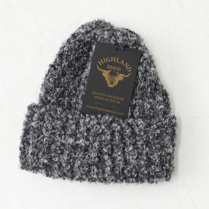 HIGHLAND2000 [ハイランド2000] Boucle Bob Cap [HL2630011] ブークレーボブキャップ・ニット帽・ニットキャップ・ブリティッシュウール・ループヤーン・あったかアイテム・プレゼント・ギフト・MEN'S / LADY'S [2026AW]