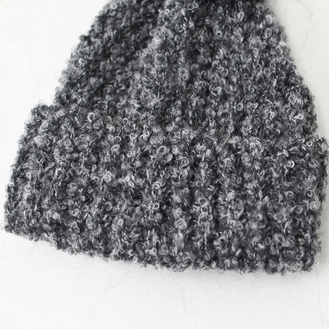 HIGHLAND2000 [ハイランド2000] Boucle Bob Cap [HL2630011] ブークレーボブキャップ・ニット帽・ニットキャップ・ブリティッシュウール・ループヤーン・あったかアイテム・プレゼント・ギフト・MEN'S / LADY'S [2026AW]