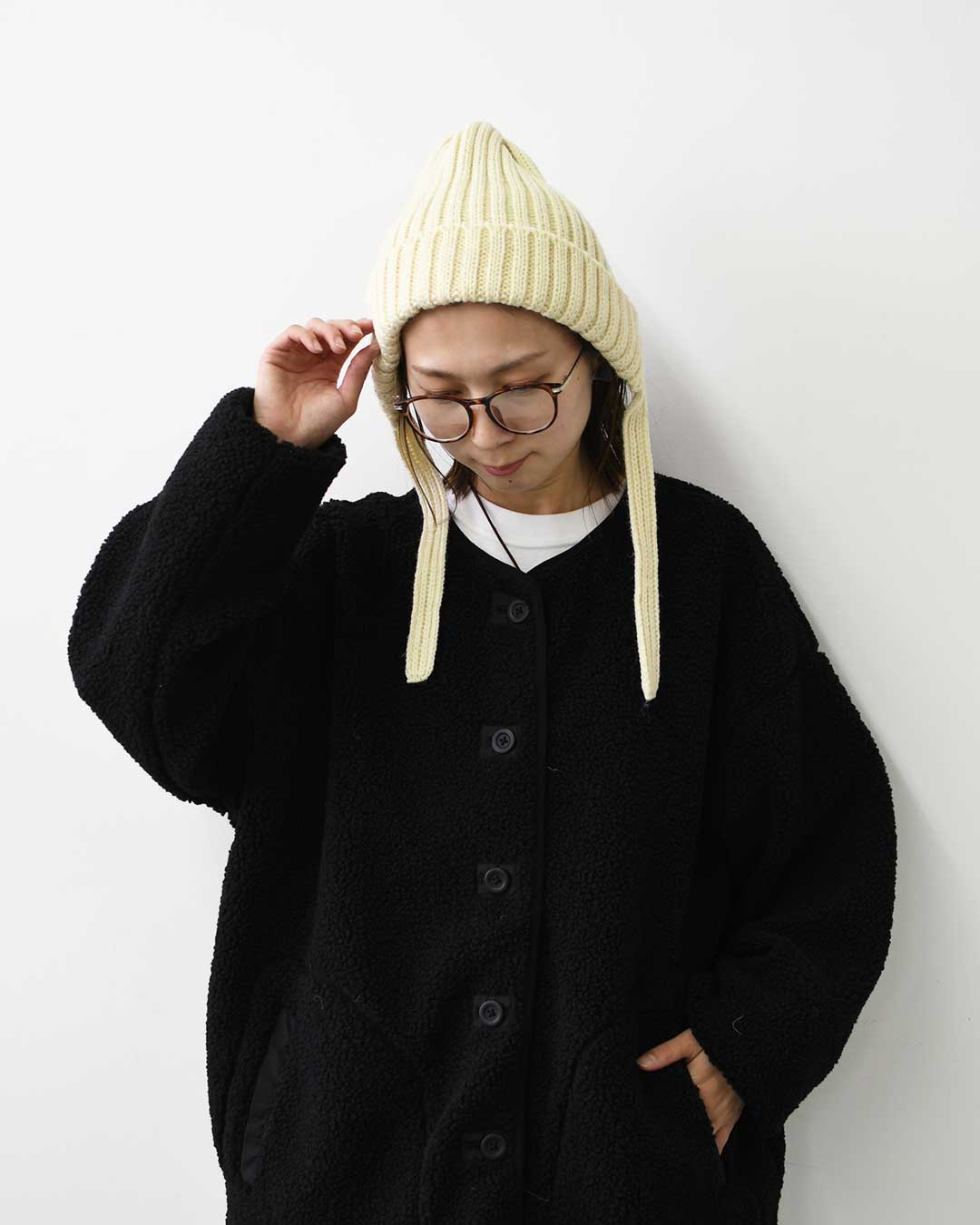 HIGHLAND2000 [ハイランド2000] 001 Bonnet with 23cm Tassles [HL2630012] 001 23cmタッセル付きボンネット・ボンネット・ニット・ニットボンネット・LADY'S [2026AW]