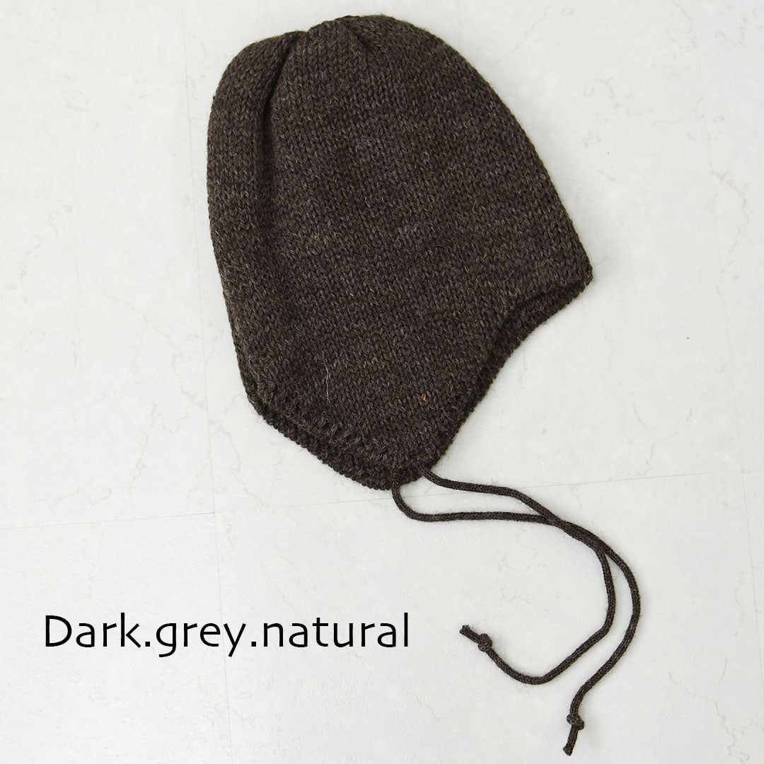HIGHLAND2000 [ハイランド2000] Tubular ear cover Hat and 30cm thin rope [HL2630013] イヤーカバーニットハット 30cmロープ・ニット・ニット帽・耳当て付き・ロープ付き・秋冬アイテム・あったかアイテム・MEN'S / LADY'S [2026AW]