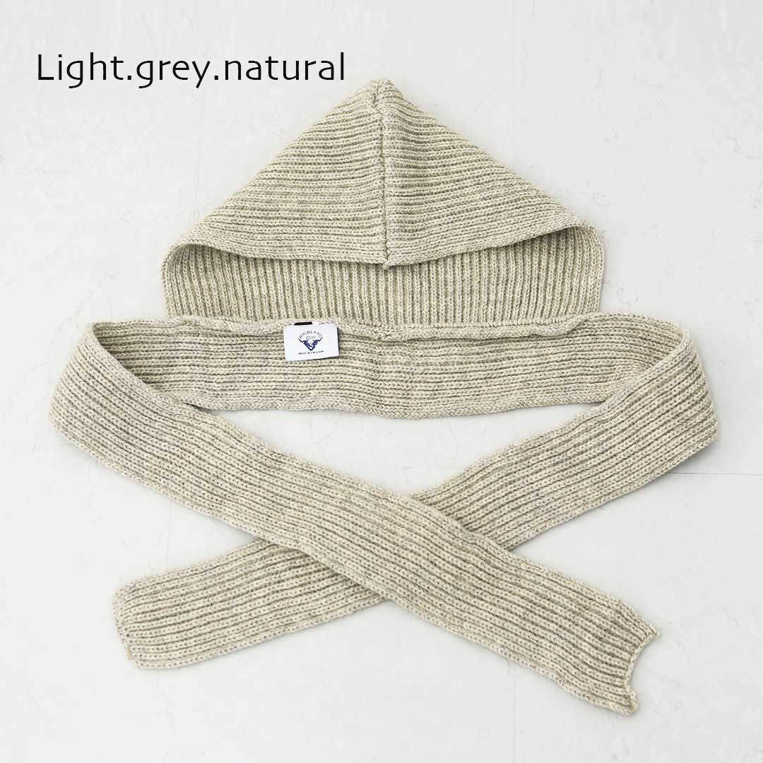 HIGHLAND2000 [ハイランド2000] Rib Hood and 2m Scarf [HL2630014] リブ編みフード＆ロングスカーフ・ニットフード・マフラー・秋冬アイテム・あったかアイテム・防寒・LADY'S [2026AW]