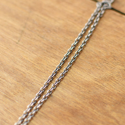 Sunku 39 [サンク] Square Tuquoise Necklase [SK-017] ラブ＆ピースプレートネックレス [2025SS]