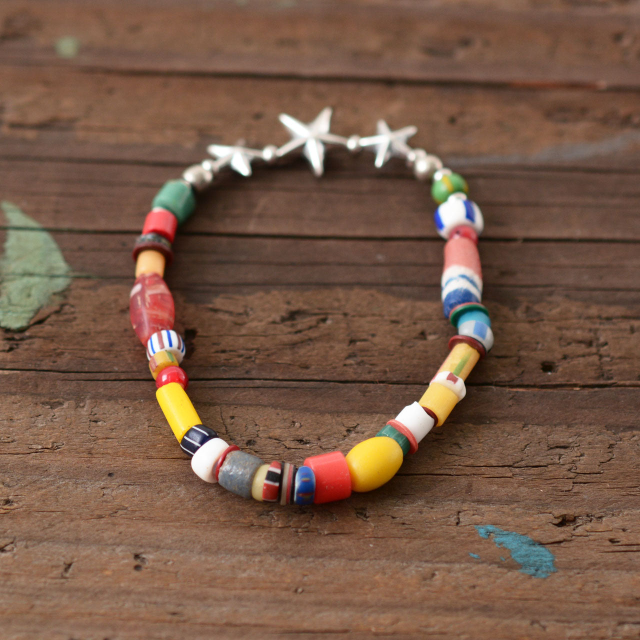 Sunku 39 [サンク] Star Beads Bracelet Christmas Beads  [SK-139-MIX] スタービーズブレスレット・クリスマスビーズ・ブレスレット・シルバー 925・MEN'S/LADY'S [2022SS] FREE-Mix