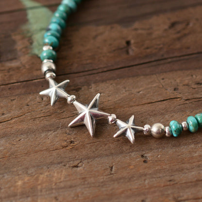 Sunku 39 [サンク] Star Beads Anklet Turquoise Beads  [SK-144-TUQ] スタービーズアンクレット [2022SS]