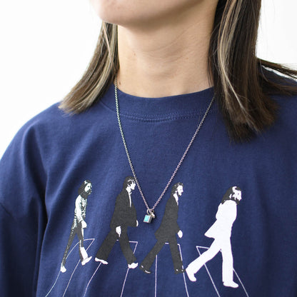 Sunku 39 [サンク] Square Turquoise Necklace [SK-182] スクエア ターコイズ ネックレス [2025SS]