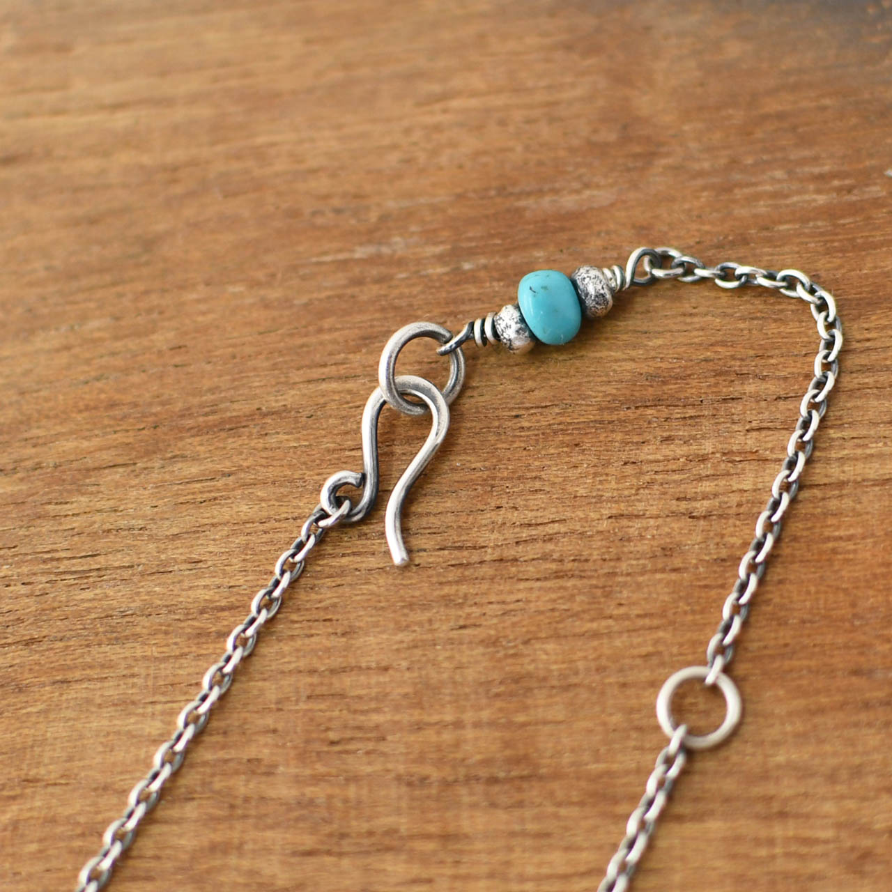 Sunku 39 [サンク] Square Turquoise Necklace [SK-182] スクエア ターコイズ ネックレス [2025SS]