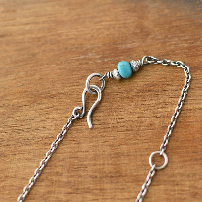 Sunku 39 [サンク] Square Turquoise Necklace [SK-182] スクエア ターコイズ ネックレス [2025SS]