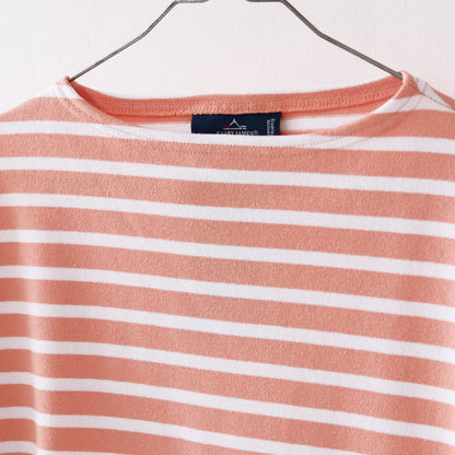 SAINT JAMES  [OUESSANT BORDER - BOUQUET× NEIGE] [bo-bou-nei] ウエッソン ボーダー・シャーベットオレンジ×白 [2024SS]