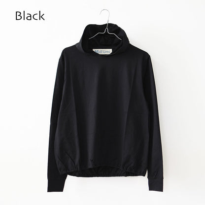 MidiUmi [ミディウミ] hooded pullover [1-71982761] フーデットプルオーバー・フード付きカットソー・ワイドシルエット・ゆったり・シンプル・インナー・トップス・LADY'S [2026SS]