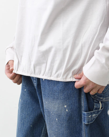 MidiUmi [ミディウミ] hooded pullover [1-71982761] フーデットプルオーバー・フード付きカットソー・ワイドシルエット・ゆったり・シンプル・インナー・トップス・LADY'S [2026SS]